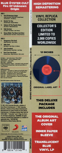Blue Öyster Cult — Fire Of Unknown Origin image 4