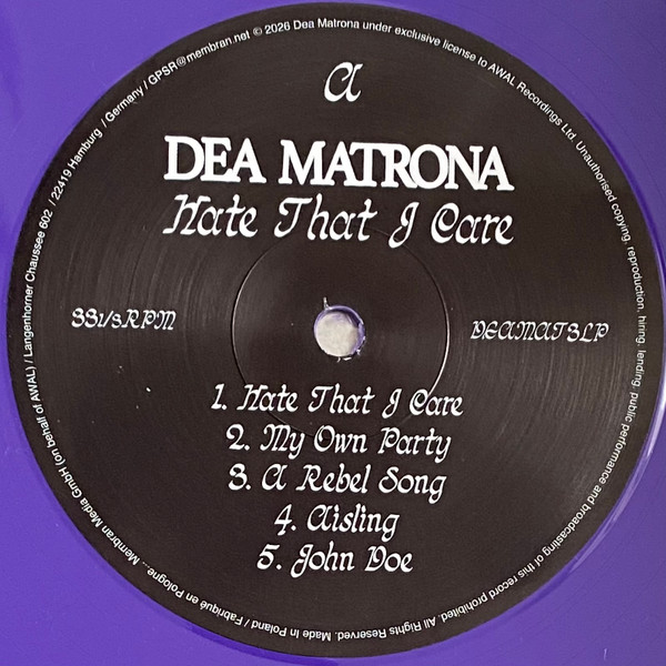 Dea Matrona — Hate That I Care image 5