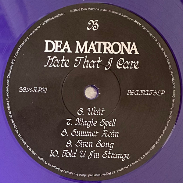 Dea Matrona — Hate That I Care image 6
