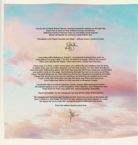 Brandi Carlile, Elton John — Who Believes In Angels? image 11