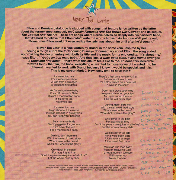 Brandi Carlile, Elton John — Who Believes In Angels? image 15
